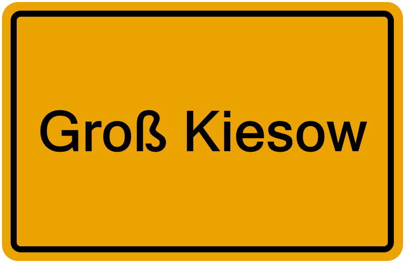 Handelsregisterauszug Groß Kiesow